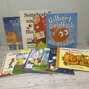 10 Childrens Picture Book Lot Scholastic Disney Frozen Biscuit Itsy Bitsy Spider